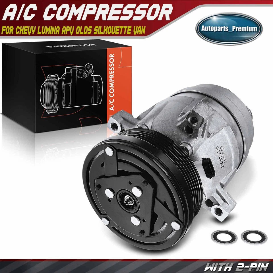 New A/C Compressor for Chevy Lumina APV Pontiac Trans Sport Silhouette Base 1992 - Image 1 of 4