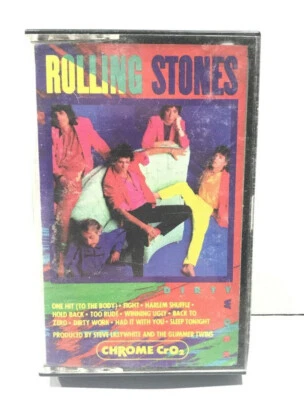 Dirty Work by The Rolling Stones, Rolling Stones  (Cassette, Jul-1994, Virgin) - Image 1 of 4