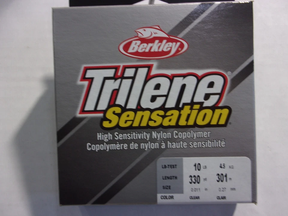 Berkley Trilene Sensation 330 yard spools Clear color Choose your weight! NIP - Image 1 of 1