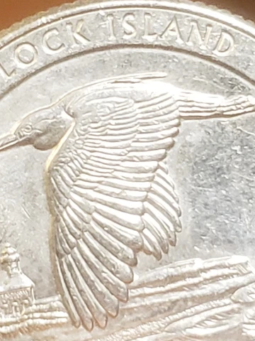🦅2018 P • Block Island ATB Quarter • REV Feather Die Chip Error Coin! 🦅 Cover