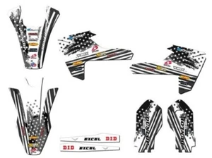 2018-2023 TC 85 Merica Gris Senge Gráficos Kit Compatible Con Husqvarna - Picture 1 of 10