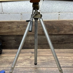 Vintage Quick Set Tripod Model 6000 Camera Photo Adjustable Aluminum Made In USA - Picture 1 of 5