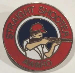 Sombrero de solapa de premio tirador recto esmaltado Pinback en metal tono dorado de Adstar - Imagen 1 de 4