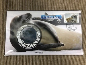 Nueva Cubierta de Medallón Antártico 2018 Sellada Como Nuevo Sellado Limitada a 3.500 - Imagen 1 de 1