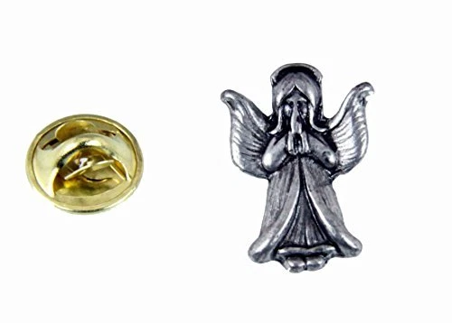 6030540 Guardian Angel Lapel Pin Brooch Faith Statement Watching Over You Pra... - Image 1 of 1