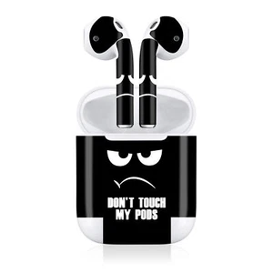 Pellicola Decorativa Protettiva Air Pod Custodia Design Set Musica Dont Touch - Zdjęcie 1 z 7