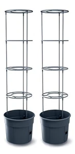 Prosperplast Tomatenzüchter Kunststoff Pflanztopf in Anthrazit (L) x 39,2 cm (B)... - Bild 1 von 5
