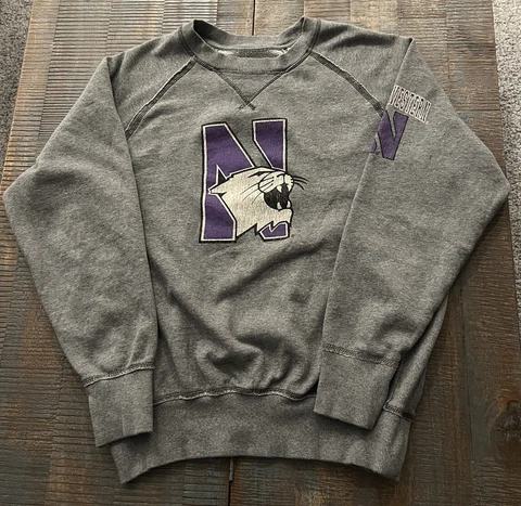Northwestern Wildcats Pullover Men’s Medium Colosseum Athletics Cover