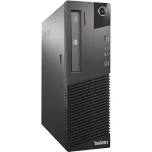 Lenovo Desktop i7 Computer SFF 16GB RAM 256GB SSD Windows 10 Pro Wi-Fi DVD/RW - Picture 1 of 4