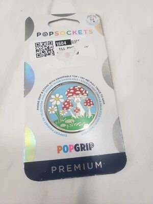 NUEVO PopSockets Popgrip Soporte para Teléfono Esmalte Setas Hippie Años 70 Foto 1 de 4