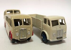 Vintage 1950s Dinky Toy 25R and 29F Leyland FCW + Obs Coach