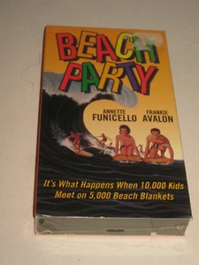 ORIGINAL VHS VIDEO ROCK & ROLL BEACH PARTY Staring ANNETTE &AVALON STILL SEALED - Picture 1 of 1
