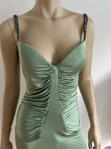 Roberto Cavalli 2005 VINTAGE EMBELLISHED DRESS US4-US6 - Picture 1 of 6