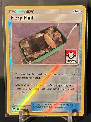 Pokemon Dragon Majesty 60a/70 Alt Art Reverse Holo League Promo Fiery Flint - Image 1 of 2