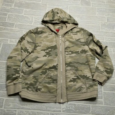 Mossimo Suéter Mujer 1X Verde Claro Camuflaje Cremallera Completa Sudadera con Capucha Sudadera con Capucha Foto 1 de 4