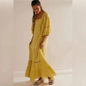 NEW FREE PEOPLE ALL THE ATTITUDE MAXI DRESS, SMALL - Picture 1 of 15
