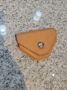 Monedero/estuche para monedas Hermes LE 24 de cuero natural sable Chevre para mujer - Imagen 1 de 8