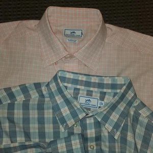 Southern Tide Button Down Shirt XL Bundle Lot 2 Short Sleeve Classic Fit - Picture 1 of 9