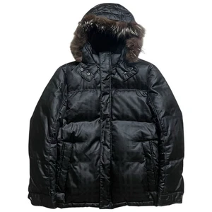 BLACK LABEL Limited BURBERRY Burberry Shadow Check Fur 3way Down - Picture 1 of 8