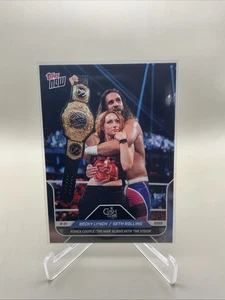 2025 Topps NOW - WWE - #91 Becky Lynch / Seth Rollins Vision Power Couple 8.31 - Picture 1 of 2