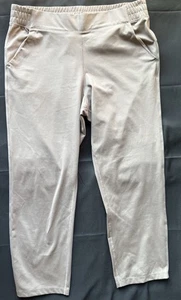 Calvin Klein Performance Stretch Damen Hose Large Taupe Athleisure - Bild 1 von 6