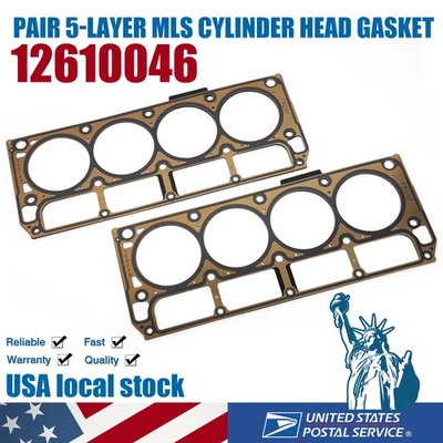 Durable Cylinder Head Gaskets 12610046 For Pontiac 2005-2006 GTO 2008-2009 G8 - Изображение 1 из 4
