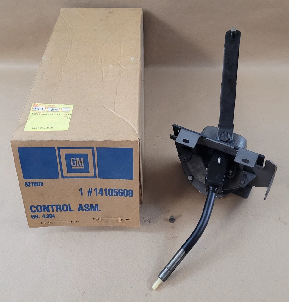 Nuevo conjunto de palanca de cambios de control de transmisión Chevrolet Chevette 1986-1987 NOS Foto 1 de 4