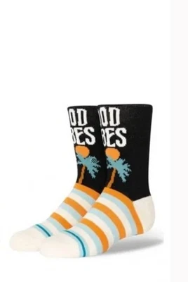 NUEVO CON ETIQUETAS Stance Kids GOOD VIBES Colección Wade ALGODÓN Calcetines Crew Juveniles Grandes 3-5.5 Foto 1 de 3
