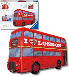 Ravensburger Puzzle 3D London Bus Pz 216 12534 - Foto 1 di 6