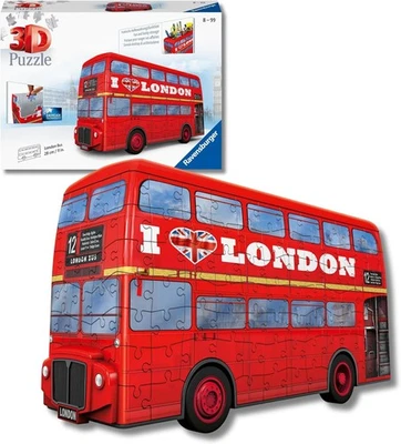 Ravensburger Puzzle 3D London Bus Pz 216 12534 - Immagine 1 di 4