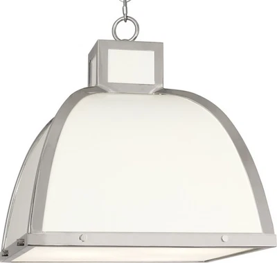 Robert Abbey Ranger Pendant Ranger 18" Pendant - White - Image 1 of 4