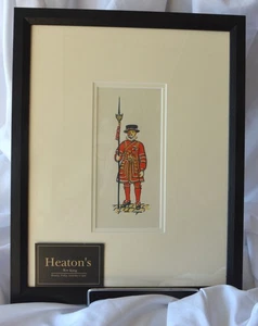 Beefeater/ Tower , London " by Helen Carstairs 1938 Original  Framed - Picture 1 of 1