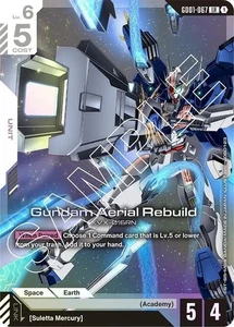 Gundam Aerial Rebuild Foil - GD01-067 NM - Gundam TCG Card Game - Picture 1 of 1
