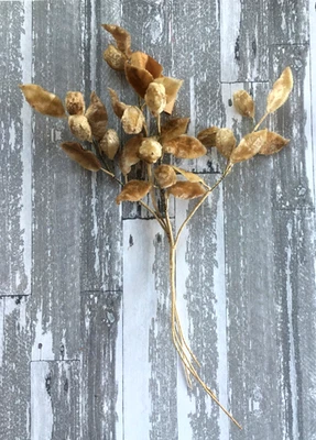 Antique Vintage Millinery Velvet Spray of Rose Buds Cream Tan Color - Image 1 of 4