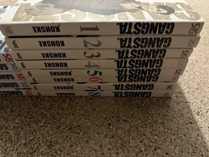 Gangsta Manga 1-8 y Gangsta Cursed Manga 1-5 Nuevo Auténtico Viz Media Inglés - Imagen 1 de 5