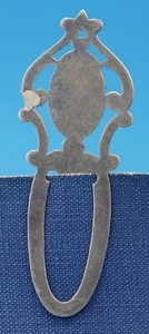 VINTAGE STERLING SILVER BOOKMARK - FANCY TOP - 6 1/4 CM   [103] - Bild 1 von 4