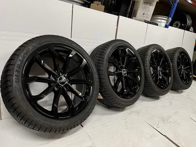 Original Audi A4 8W 18“ Winterräder DOT23 7mm 8W0601025H Goodyear Schwarz NEU - Bild 1 von 4