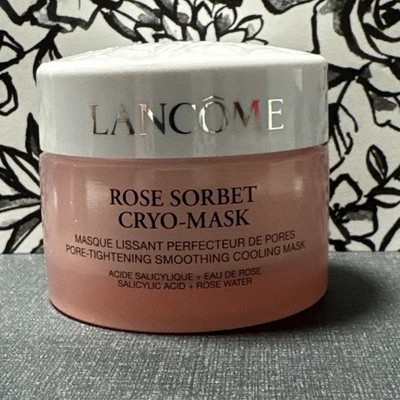 Криомаска Lancome Rose Sorbet - 1,7 жидкой унции/50 мл НОВАЯ В КОРОБКЕ - Изображение 1 из 4