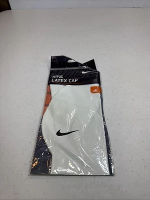 Nike Latex White Swim Cap Part Number: 93050-100 White One Size - Image 1 of 2