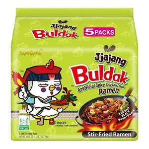 Samyang Buldak Spicy Chicken Noodle Mix Flavors All Variety Ramen Pack of 5 - Picture 1 of 1