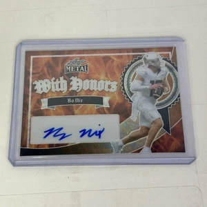 Bo Nix 2024 Leaf Metal With Honors Autograph WH-BN1 Auto RC /3 - Bild 1 von 5
