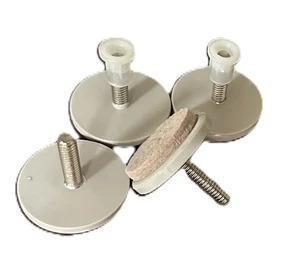 Everbilt 1 1/2 Zoll Möbelfilzgleiter mit beigefarbenem Gewinde (4er-Pack) 142610, P FEHLT - Bild 1 von 1