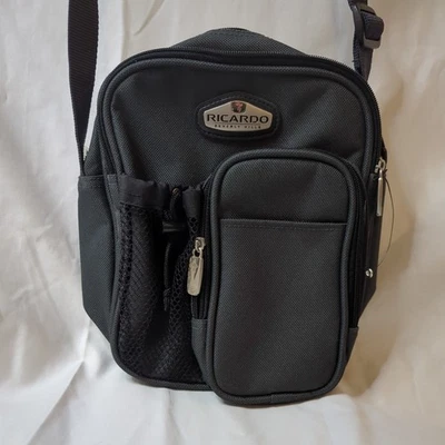 Cross Body Ricardo Beverly Hills Carryall Black Canvas Bag/Travel Bag - Image 1 of 4