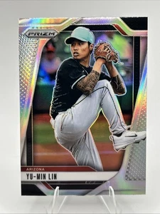 2025 Panini Prizm Yu-Min Lin Silver Prizm Parallel #178 Arizona Diamondbacks - Picture 1 of 10