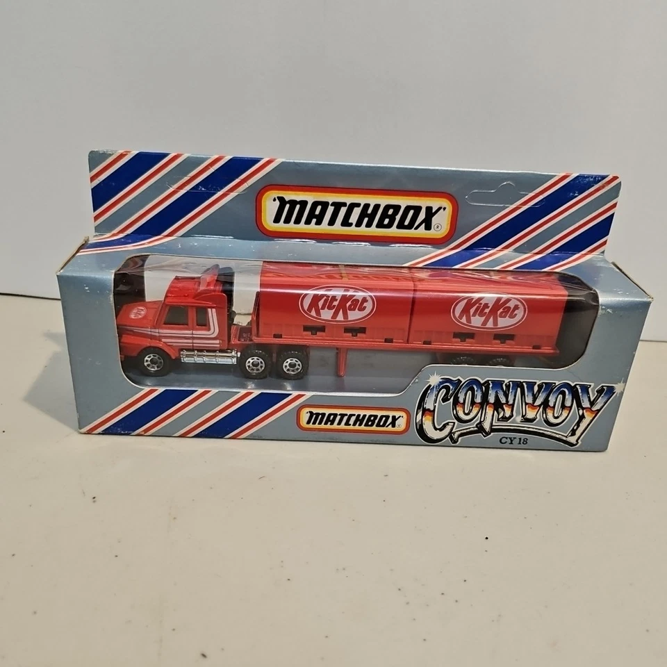 Matchbox Convoy CY18 Scania Kit-Kat Double Container Truck - Image 1 of 4