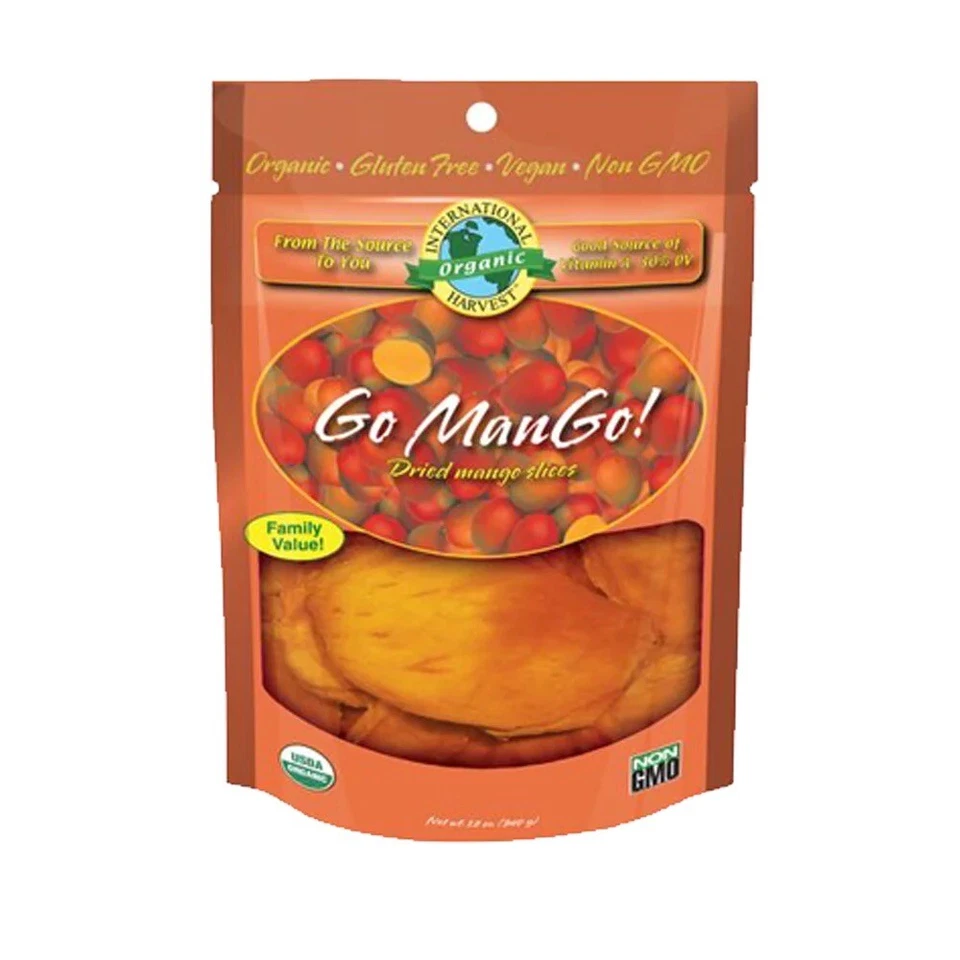 International Harvest Go Mango! Rebanadas de mango seco 12 oz Foto 1 de 2