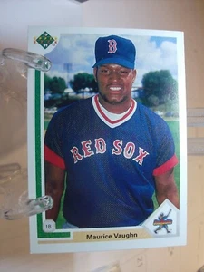 Upper Deck Baseball 1991 #5b - Maurice Vaughn SR - Boston Red Sox 91-241 - Foto 1 di 2