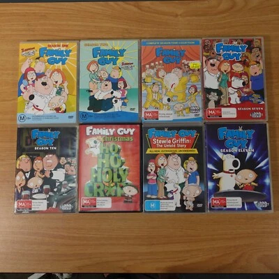 Family Guy: The Season 1,2,4,7,10,11 HO-HO HOLY CR*P AND STEWIE THE UNTOLD STORY - image 1 of 3