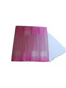 12pcs DIY Refillable Lip Balm Tube Container Makeup Accessory Empty NEW Pink - Picture 1 of 3