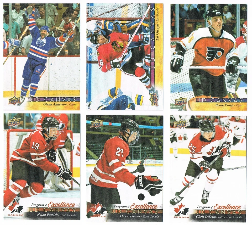 2017-18 Upper Deck UD Canvas Retired Stars Program of Excellence Pick From List - Image 1 of 1